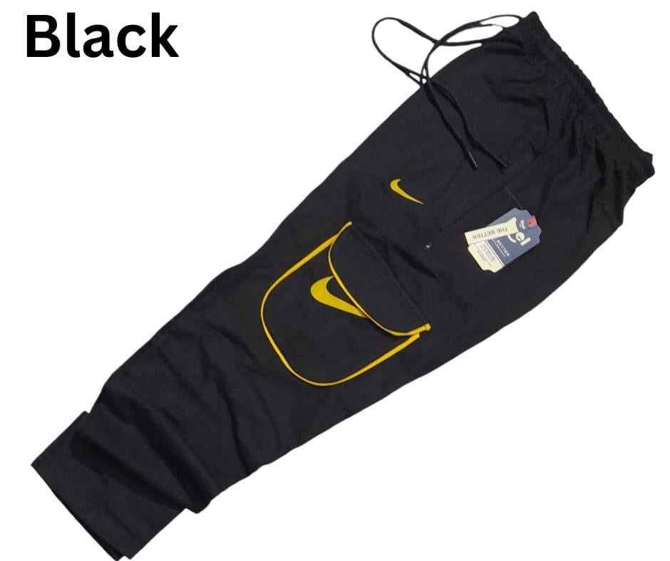 1 Pc Men’s Cotton Plain Cargo Pants- GSM 270