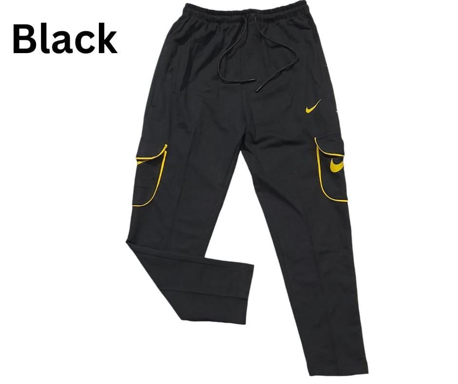 1 Pc Men’s Cotton Plain Cargo Pants- GSM 270
