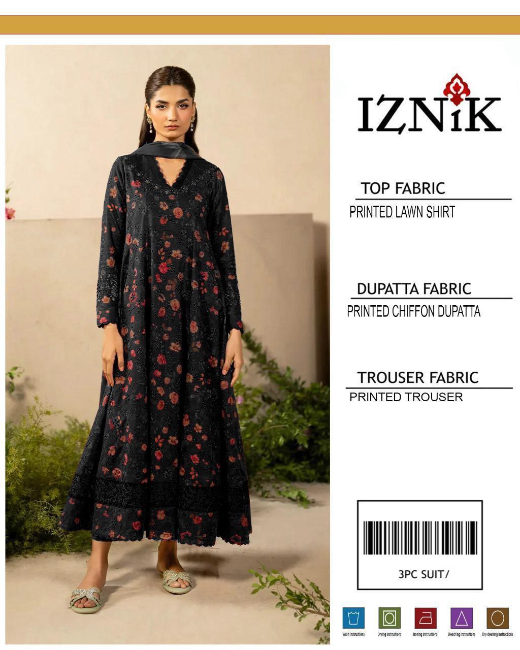 3 Pcs Women's Unstitched Printed Suit