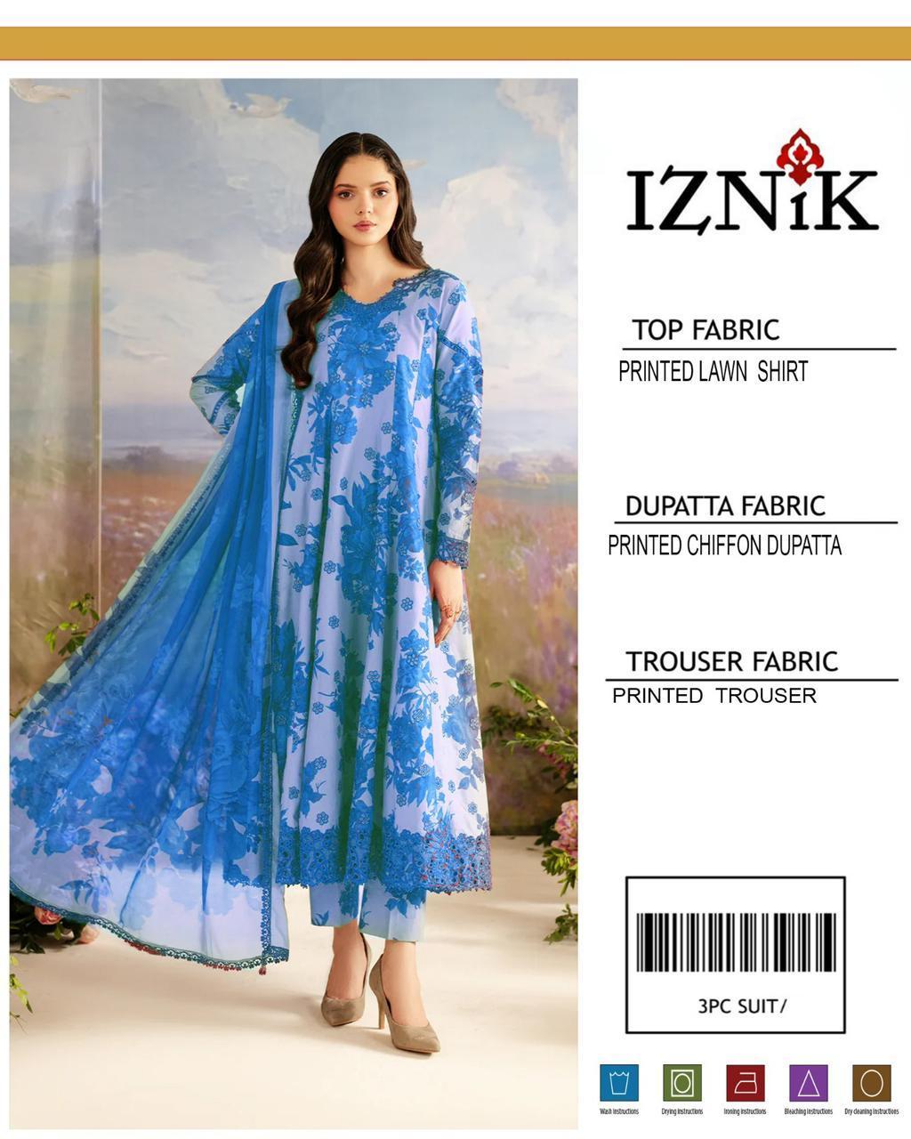 3 Pcs Women's Unstitched Printed Suit