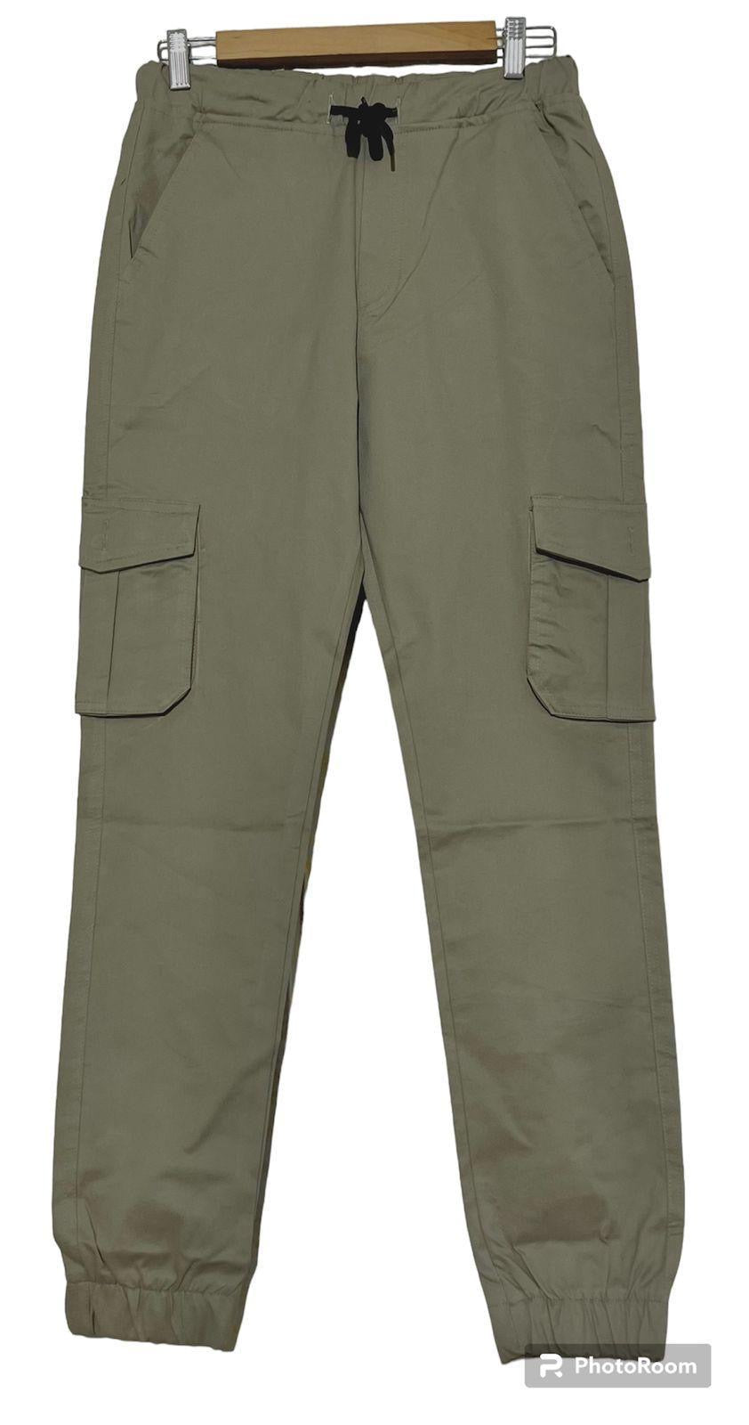1 Pc Men’s Cotton Plain Cargo Pants