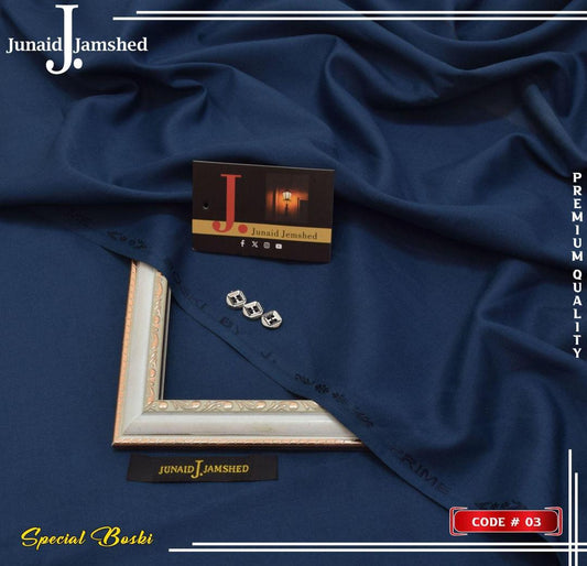 Stylish Men’s Unstitched Boski Plain Suit