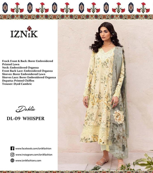 3 Pcs Women's Unstitched Digital Print Suit