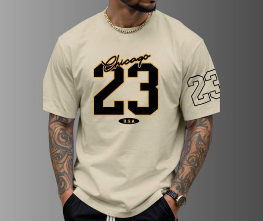 Men's Cotton Graphic Sublimation Round Neck T-Shirt - 1 Pc